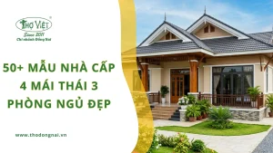 50+ mẫu nhà cấp 4 mái Thái 3 phòng ngủ đẹp