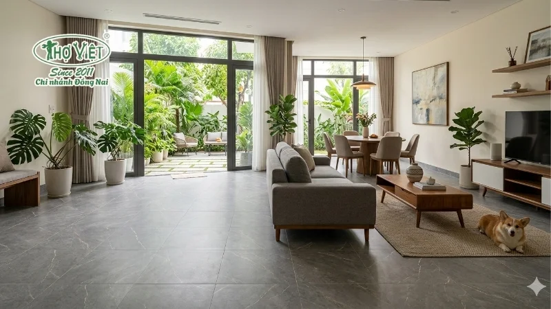 mẫu gạch lát nền nhà đẹp tiện nghi