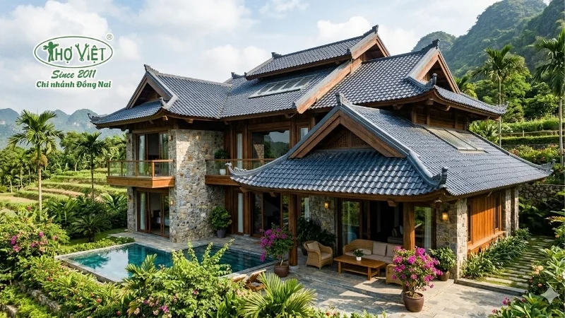 mẫu mái nhà đẹp thiết kế ấn tượng