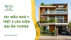50+ mẫu nhà 1 trệt 2 lầu hiện đại ấn tượng