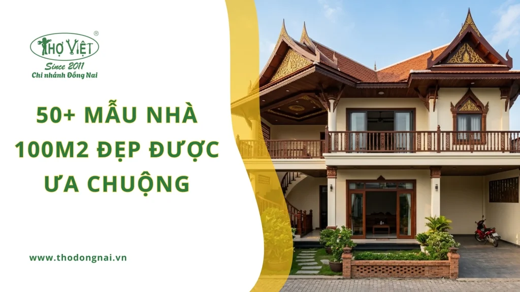 50+ mẫu nhà 100m2 đẹp được ưa chuộng