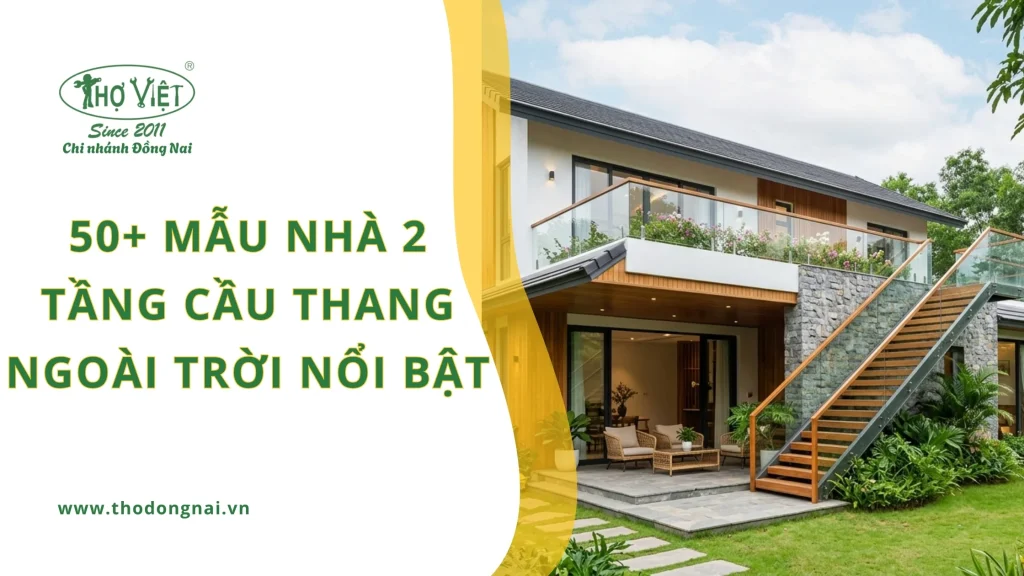 50+ mẫu nhà 2 tầng cầu thang ngoài trời nổi bật 1 50+ mẫu nhà 2 tầng cầu thang ngoài trời nổi bật