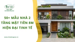 50+ mẫu nhà 2 tầng mặt tiền 8m hiện đại tinh tế