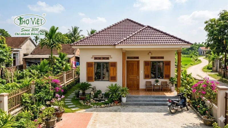 mẫu nhà 200 triệu thiết kế đẹp và tiện nghi