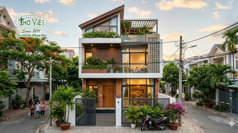 50+ mẫu nhà phố đẹp 3 tầng đẹp mê ly 11 mẫu nhà phố đẹp 3 tầng tiện nghi