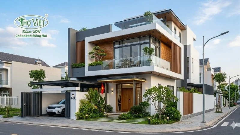 mẫu nhà 6x18m 2 tầng thiết kế ấn tượng