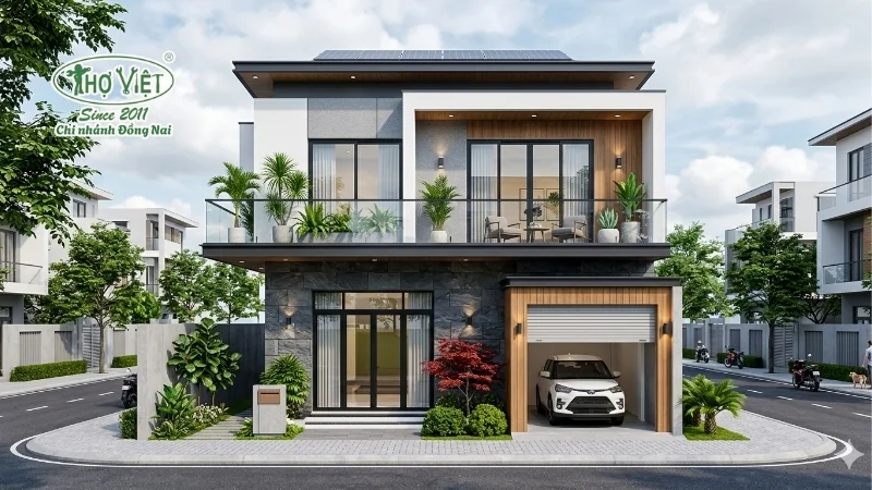 mẫu nhà 6x18m 2 tầng thiết kế ấn tượng