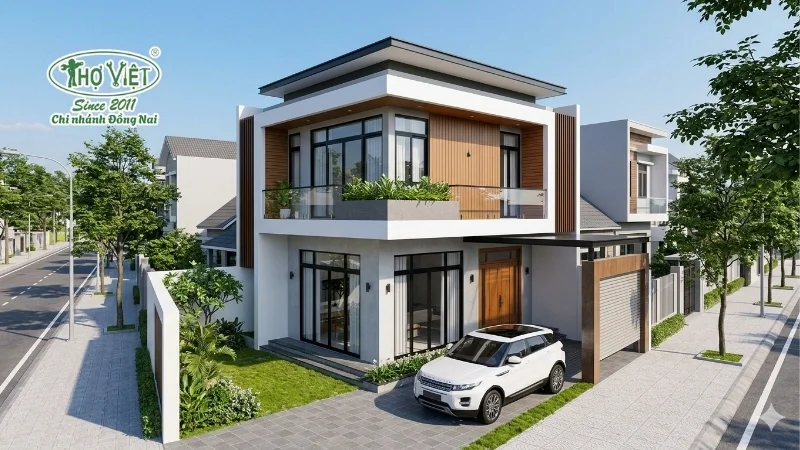 mẫu nhà 6x18m 2 tầng thiết kế ấn tượng