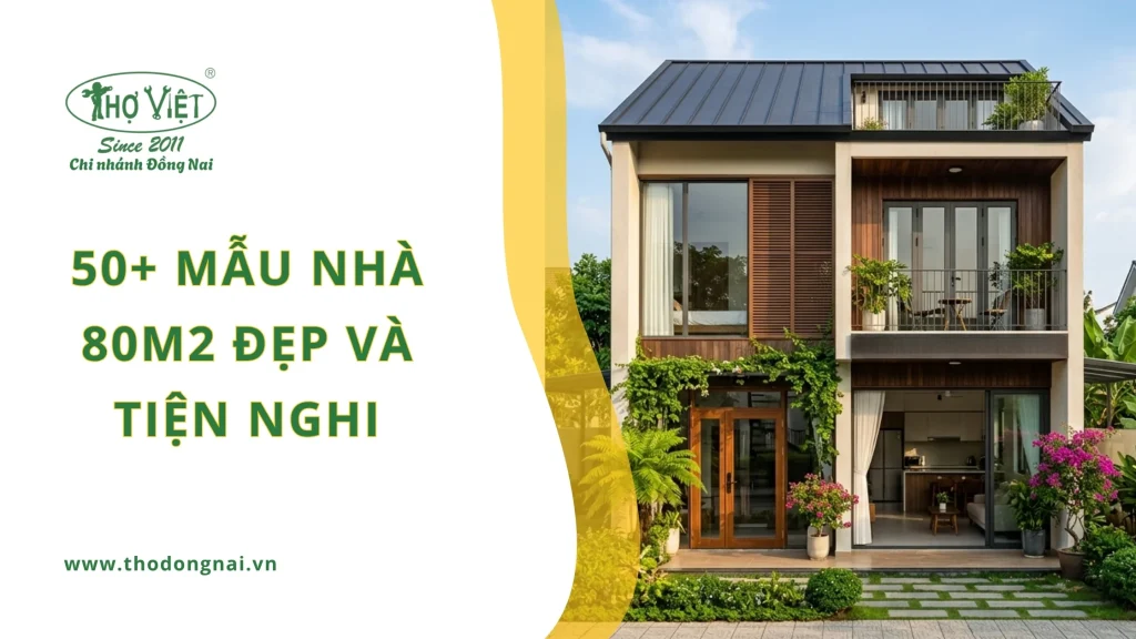 50+ mẫu nhà 80m2 đẹp và tiện nghi