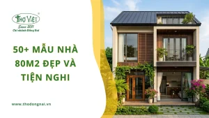 50+ mẫu nhà 80m2 đẹp và tiện nghi