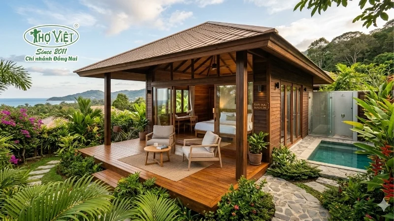 mẫu nhà bungalow đẹp giá rẻ không gian chill
