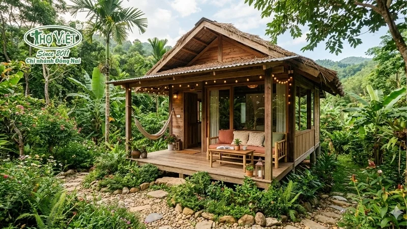 mẫu nhà bungalow đẹp giá rẻ không gian chill