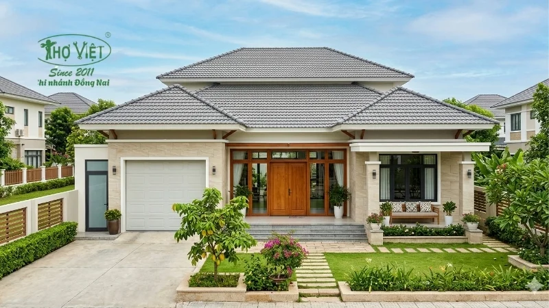 mẫu nhà cấp 4 ngang 8m đẹp được ưa chuộng