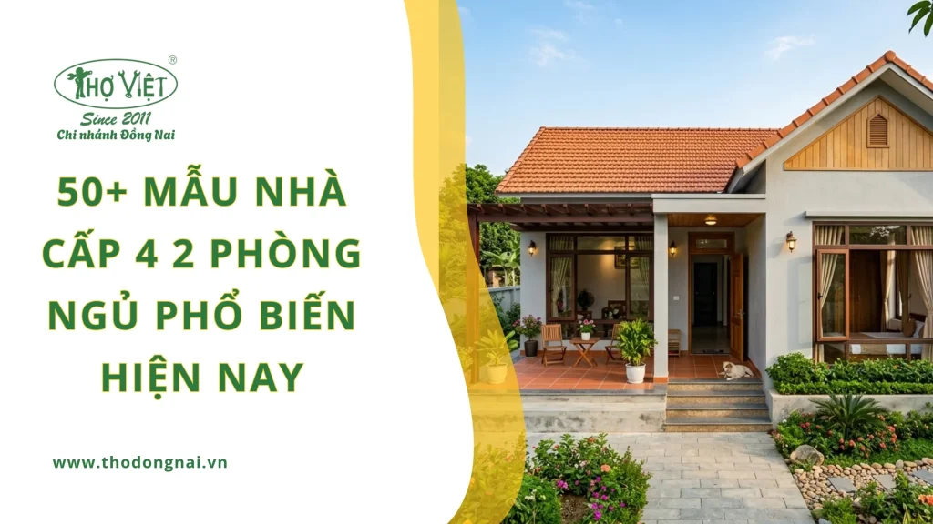 50+ mẫu nhà cấp 4 2 phòng ngủ phổ biến hiện nay 1 50+ mẫu nhà cấp 4 2 phòng ngủ phổ biến hiện nay