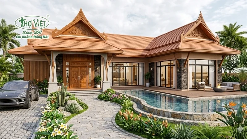 50+ mẫu nhà cấp 4 mái Thái 3 phòng ngủ đẹp 7 mẫu nhà cấp 4 mái thái 3 phòng ngủ đẹp