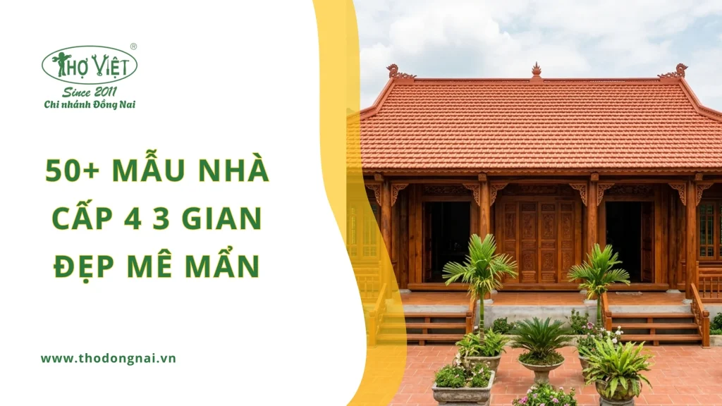 50+ mẫu nhà cấp 4 3 gian đẹp mê mẩn 1 50+ mẫu nhà cấp 4 3 gian đẹp mê mẩn