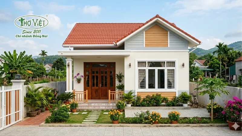mẫu nhà cấp 4 giá 350 triệu đáng xây