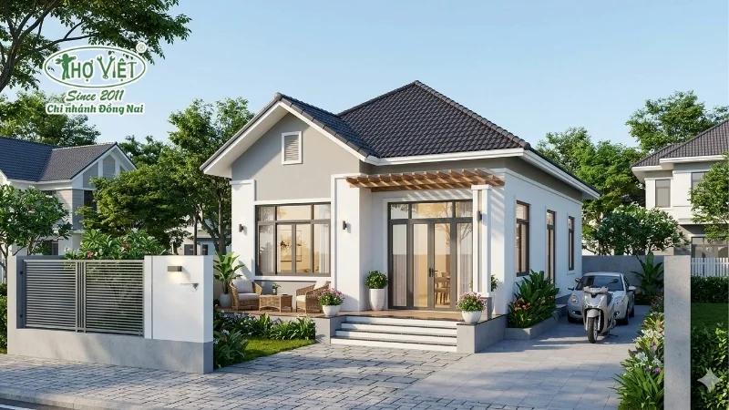 mẫu nhà cấp 4 giá 350 triệu đáng xây