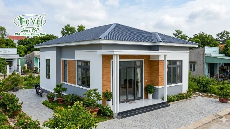 mẫu nhà cấp 4 giá 350 triệu đáng xây