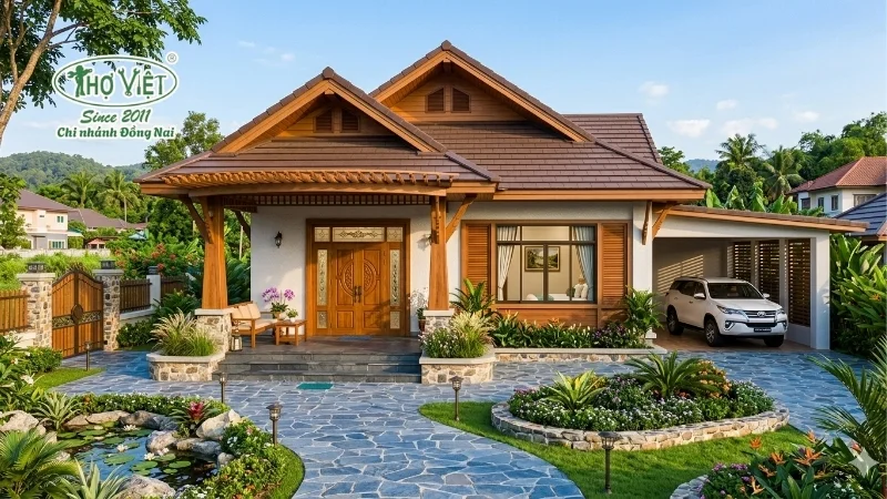 50+ mẫu nhà cấp 4 mái Thái 3 phòng ngủ đẹp 9 mẫu nhà cấp 4 mái thái 3 phòng ngủ đẹp