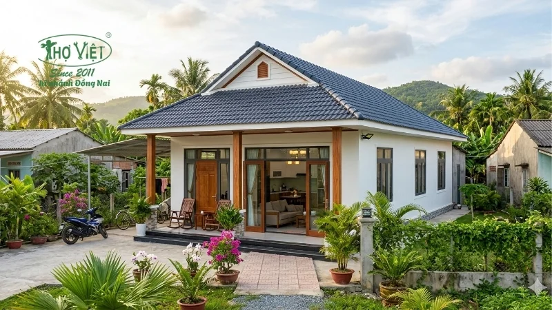 mẫu nhà cấp 4 3 phòng ngủ 500 triệu
