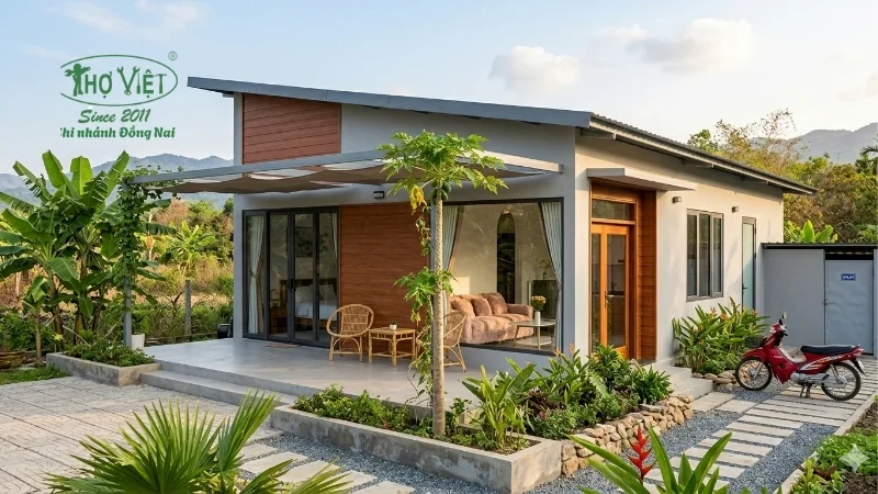 mẫu nhà cấp 4 3 phòng ngủ 500 triệu