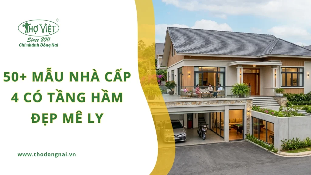50+ mẫu nhà cấp 4 có tầng hầm đẹp mê ly 1 50+ mẫu nhà cấp 4 có tầng hầm đẹp mê ly
