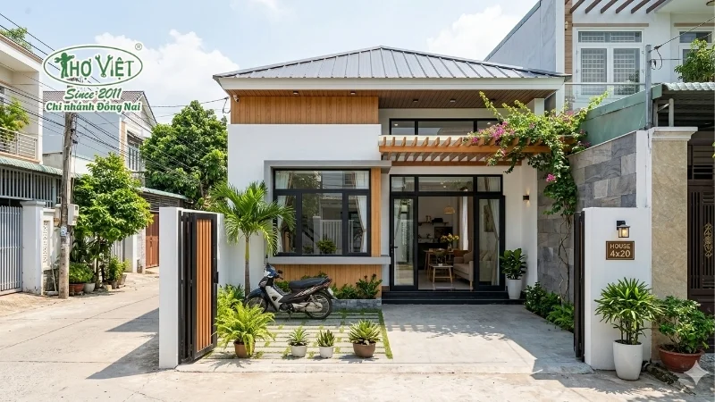 50+ mẫu nhà cấp 4 ngang 4m dài 20m đẹp mê ly 11 mẫu nhà cấp 4 ngang 4m dài 20m được ưa chuộng