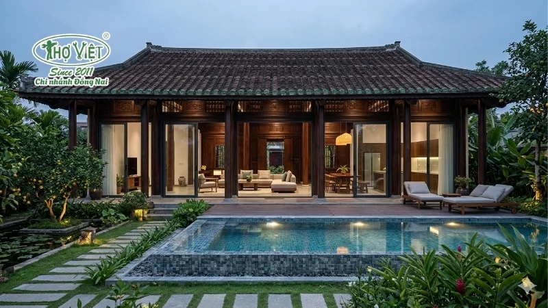mẫu nhà cổ đẹp mang đậm nét truyền thống
