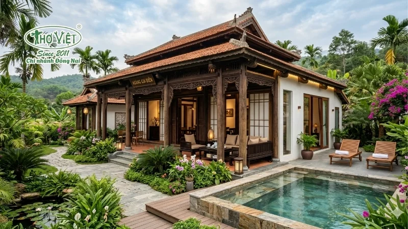 mẫu nhà cổ đẹp mang đậm nét truyền thống