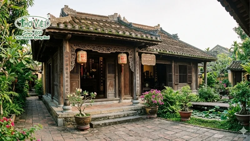 mẫu nhà cổ đẹp mang đậm nét truyền thống