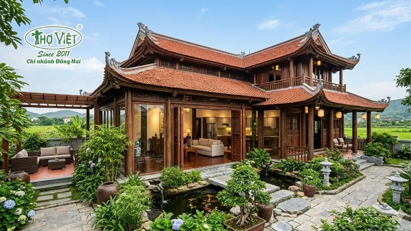 mẫu nhà cổ đẹp mang đậm nét truyền thống