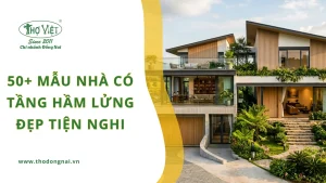 50+ mẫu nhà có tầng hầm lửng đẹp tiện nghi