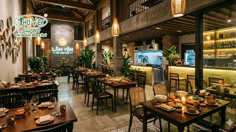 mẫu nhà hàng đẹp đơn giản thịnh hành