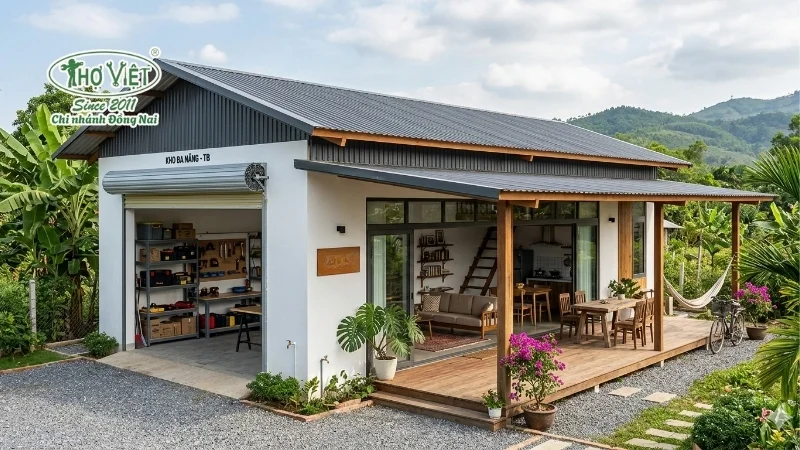 mẫu nhà kho cấp 4 bền đẹp