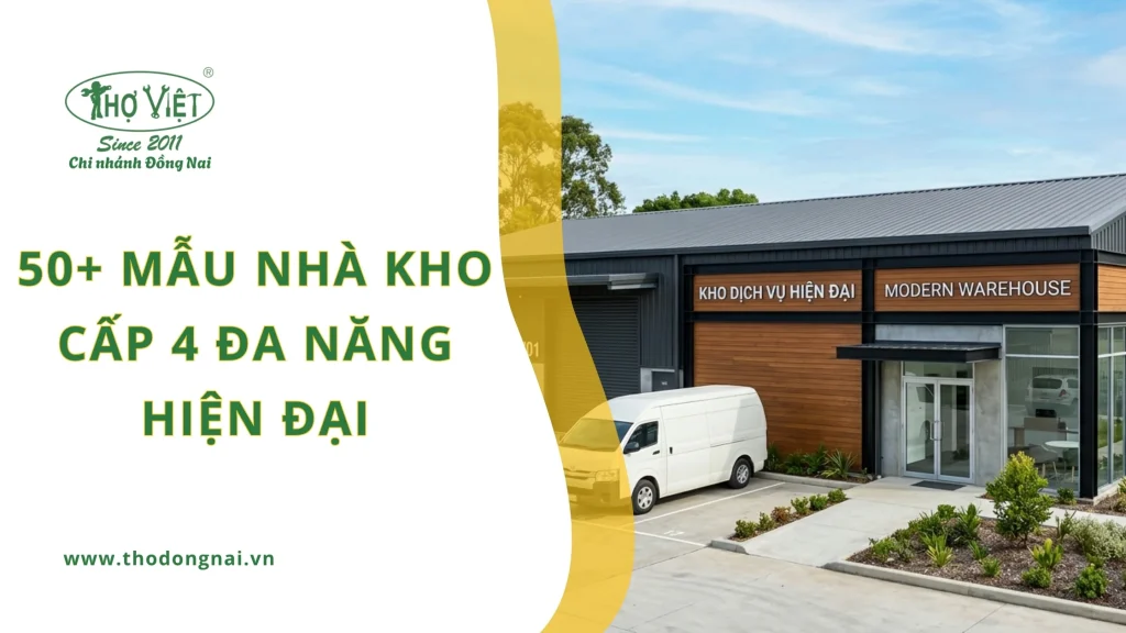 50+ mẫu nhà kho cấp 4 đa năng hiện đại