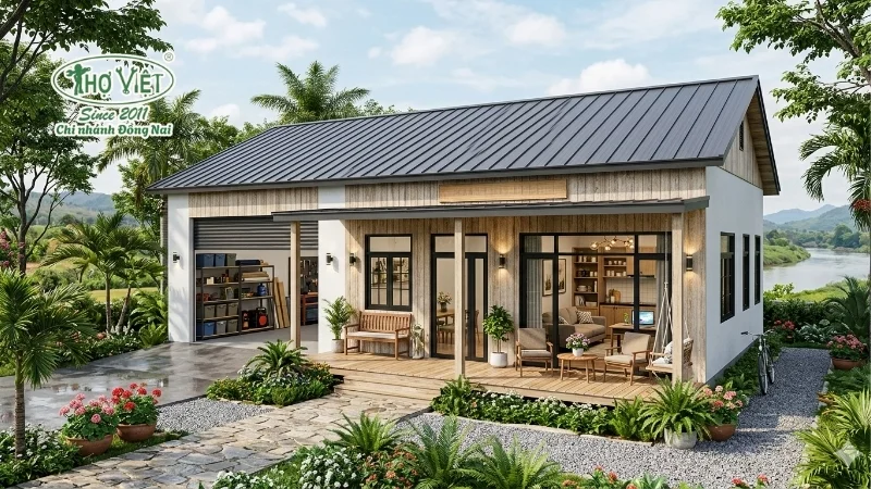 mẫu nhà kho cấp 4 bền đẹp