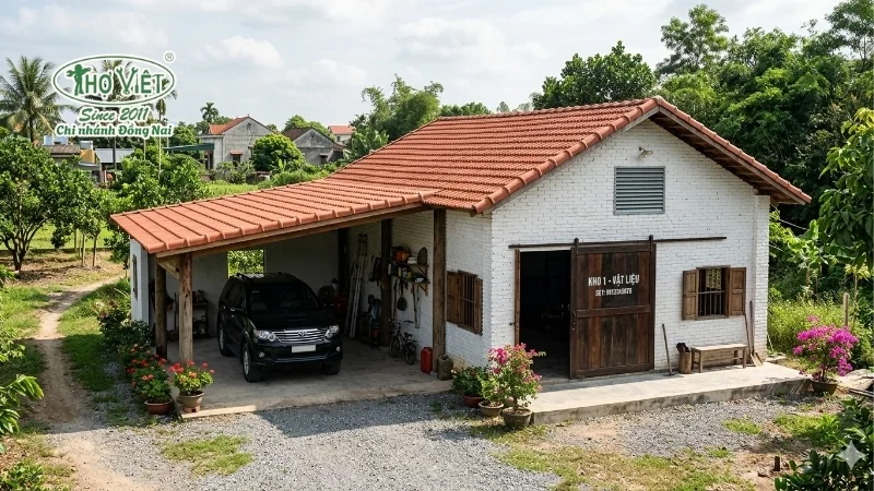 mẫu nhà kho cấp 4 bền đẹp