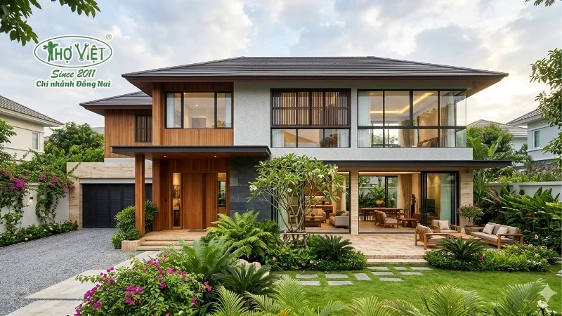 mẫu nhà không ban công đẹp khó lỗi thời