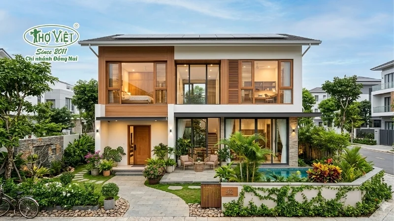 mẫu nhà không ban công đẹp khó lỗi thời