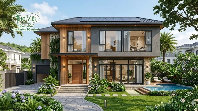 mẫu nhà không ban công đẹp khó lỗi thời