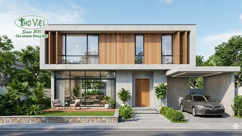 mẫu nhà không ban công đẹp khó lỗi thời
