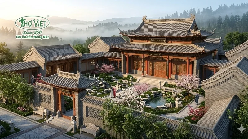 50+ mẫu nhà Trung Quốc gây sốt hiện nay 9 mẫu nhà Trung Quốc cổ điển đẹp