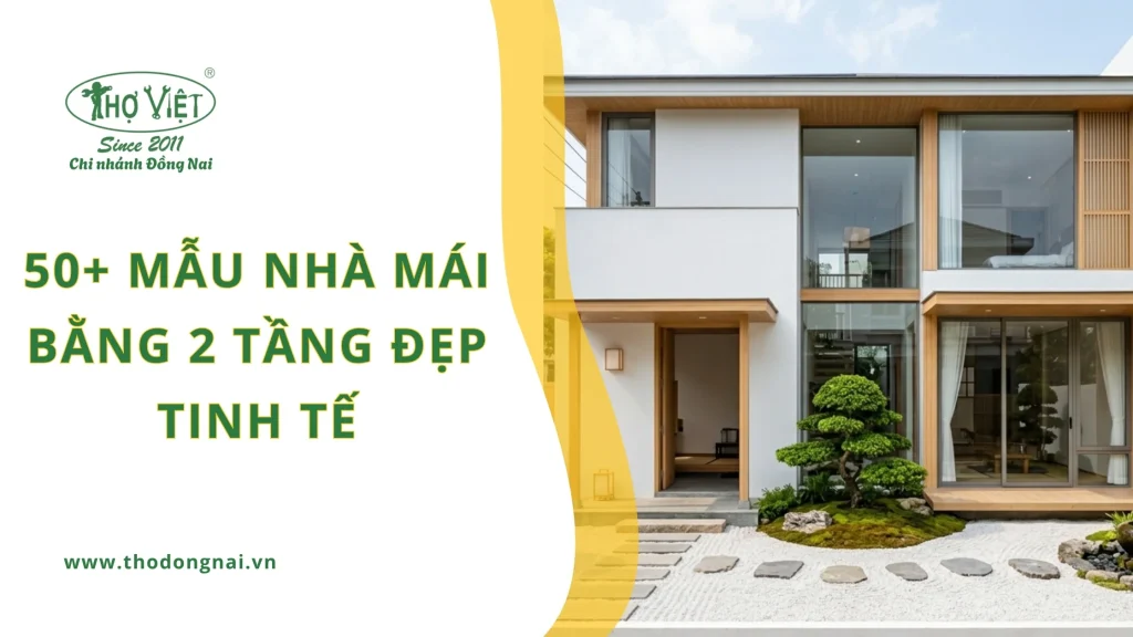 50+ mẫu nhà mái bằng 2 tầng đẹp tinh tế 1 50+ mẫu nhà mái bằng 2 tầng đẹp tinh tế