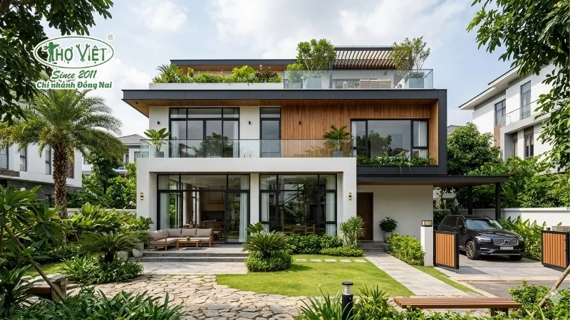 50+ mẫu nhà mái bằng 2 tầng đẹp tinh tế 6 mẫu nhà mái bằng 2 tầng đẹp mê ly