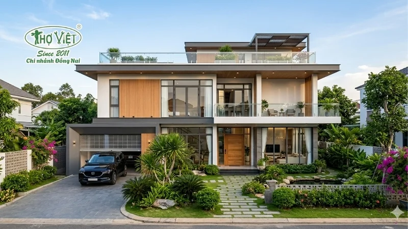 50+ mẫu nhà mái bằng 2 tầng đẹp tinh tế 8 mẫu nhà mái bằng 2 tầng đẹp mê ly