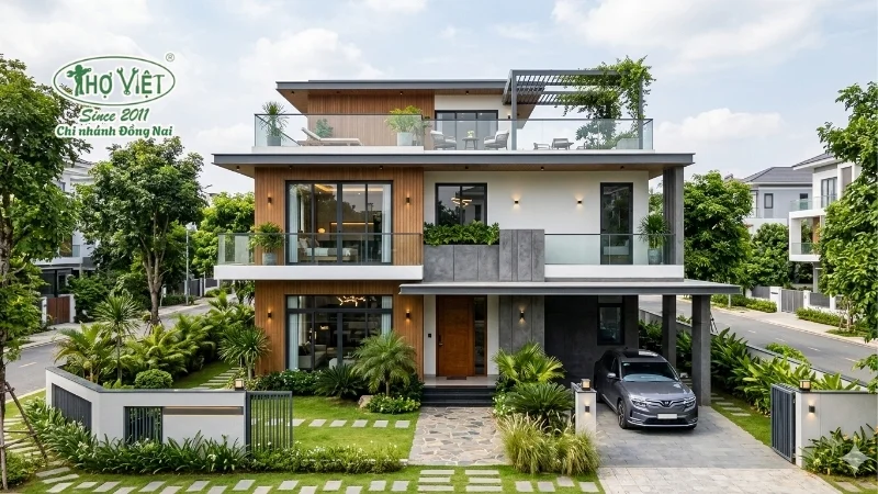 50+ mẫu nhà mái bằng 2 tầng đẹp tinh tế 9 mẫu nhà mái bằng 2 tầng đẹp mê ly
