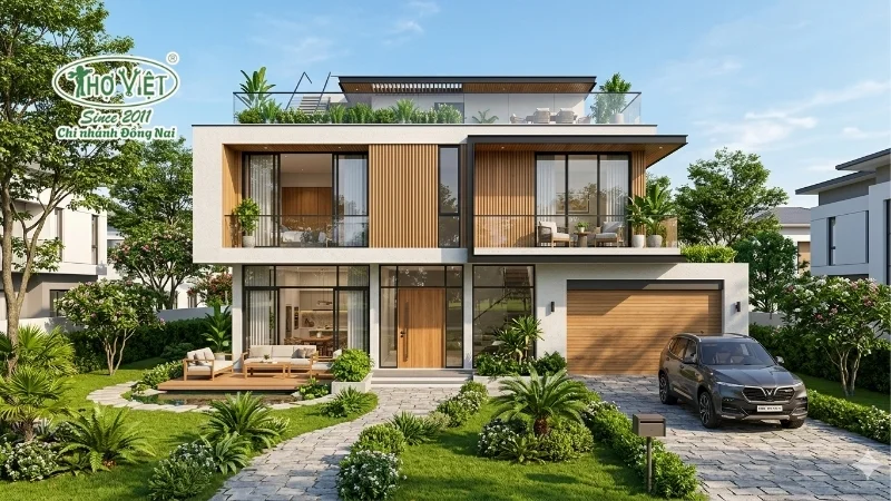 50+ mẫu nhà mái bằng 2 tầng đẹp tinh tế 12 mẫu nhà mái bằng 2 tầng đẹp mê ly
