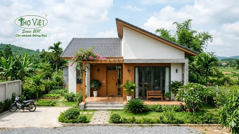 mẫu nhà mái lệch được ưa chuộng