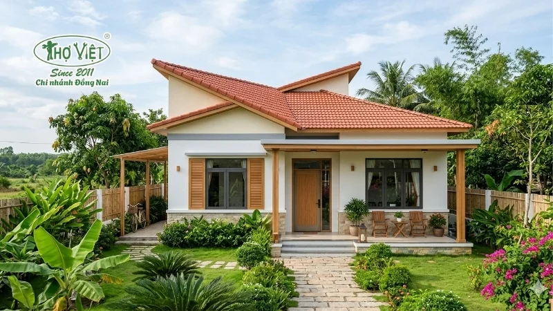 mẫu nhà mái lệch được ưa chuộng